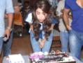 Photo : Birthday cake on set for Shruti Haasan